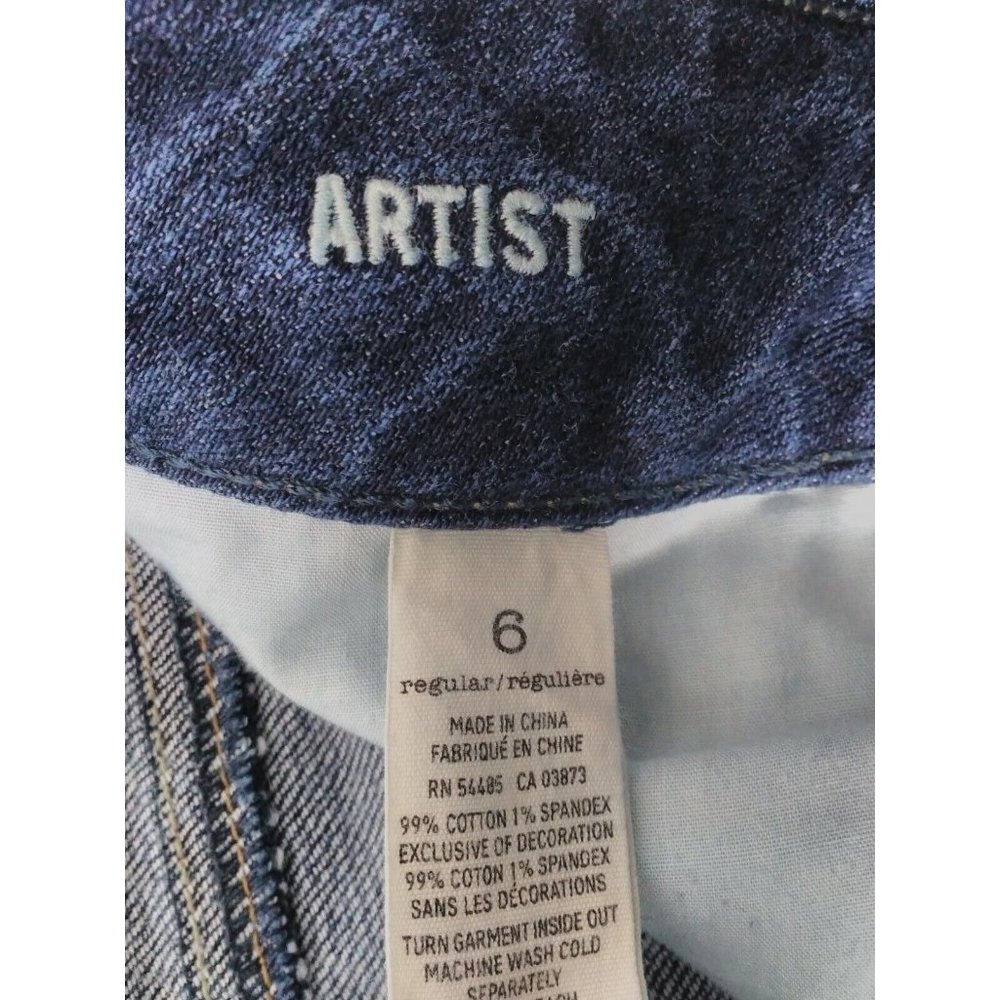American Eagle Artist Stretch Crop Jeans Women's Size 6 Regular (30x25) - Picture 5 of 5